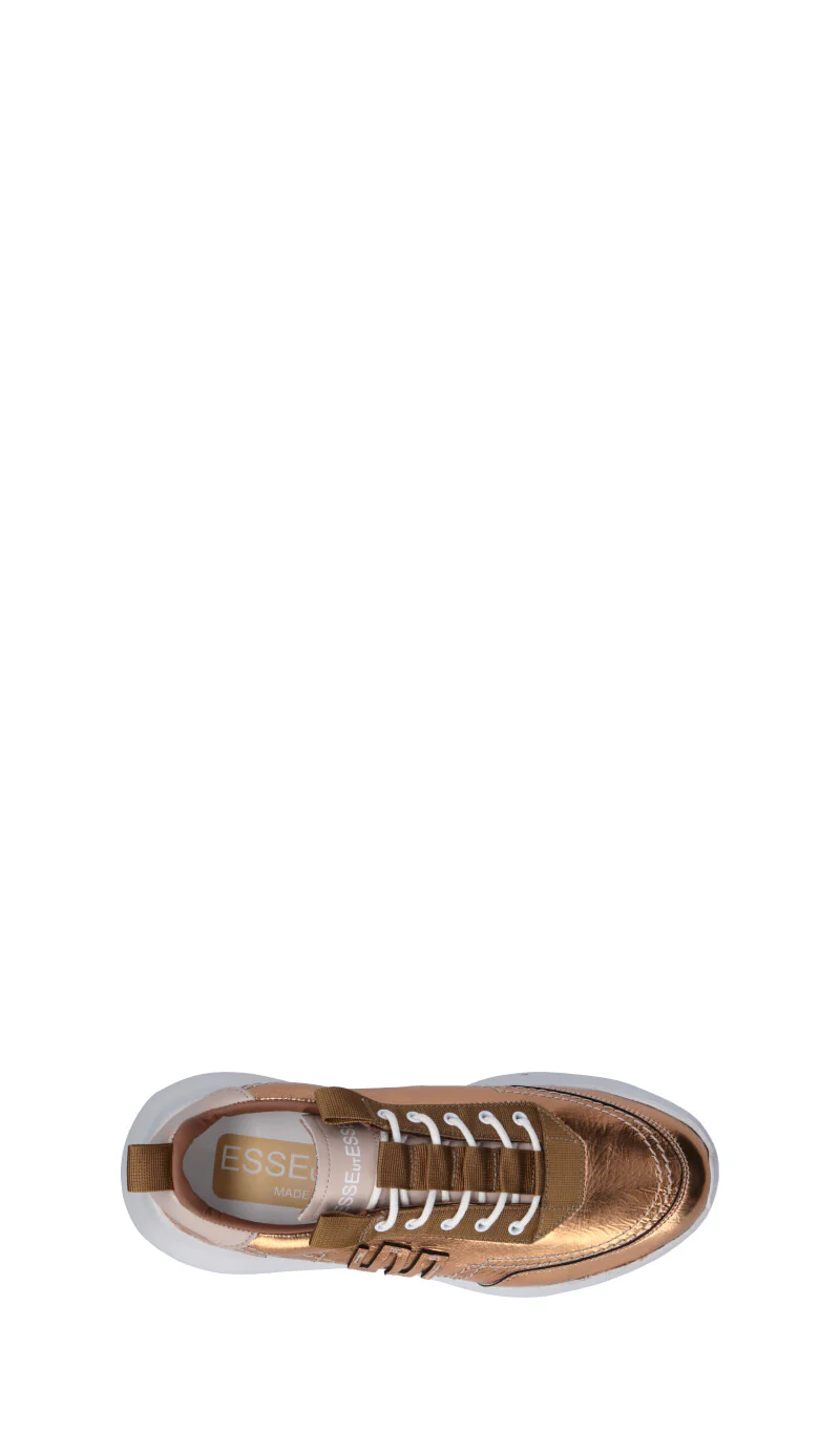 ESSEUTESSE Sneaker donna oro in pelle - Image 5