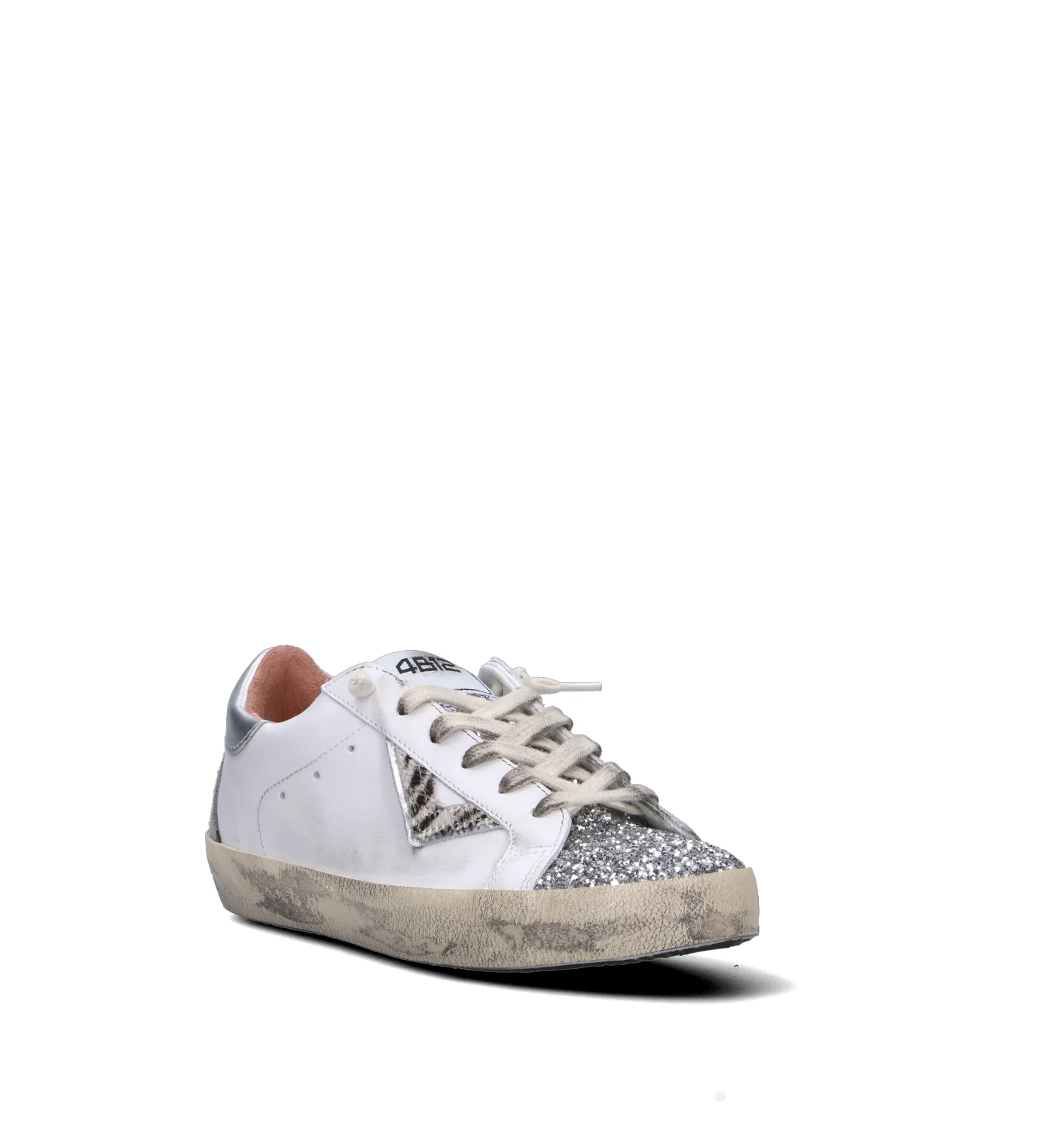 QUATTROBARRADODICI Sneaker donna bianca/argento - Image 2