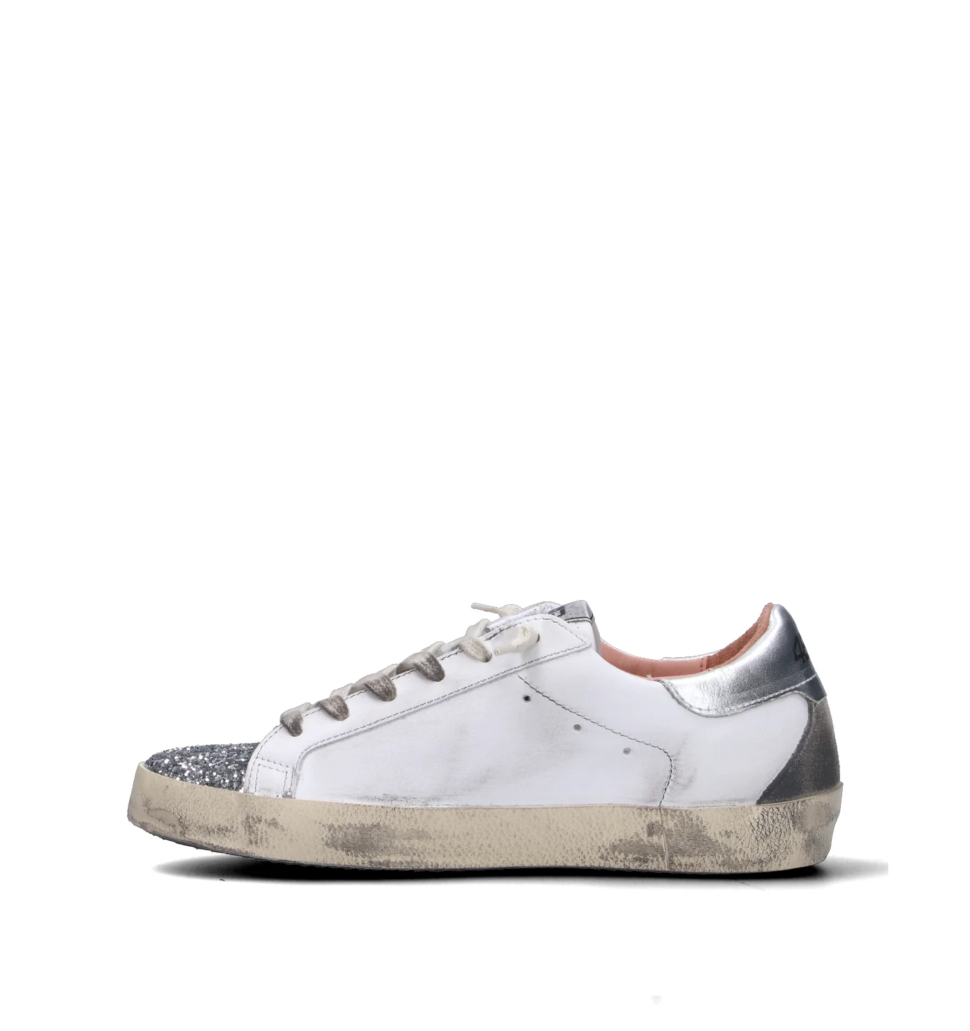 QUATTROBARRADODICI Sneaker donna bianca/argento - Image 4