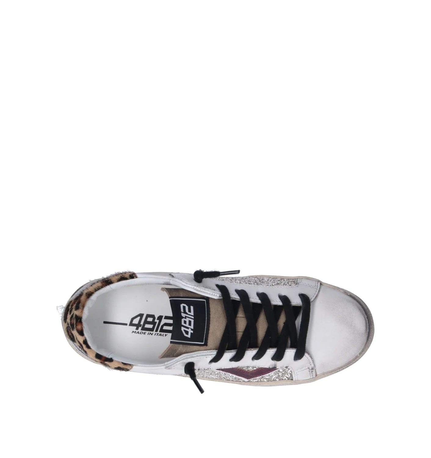QUATTROBARRADODICI Sneaker donna bianca/argento - Image 5