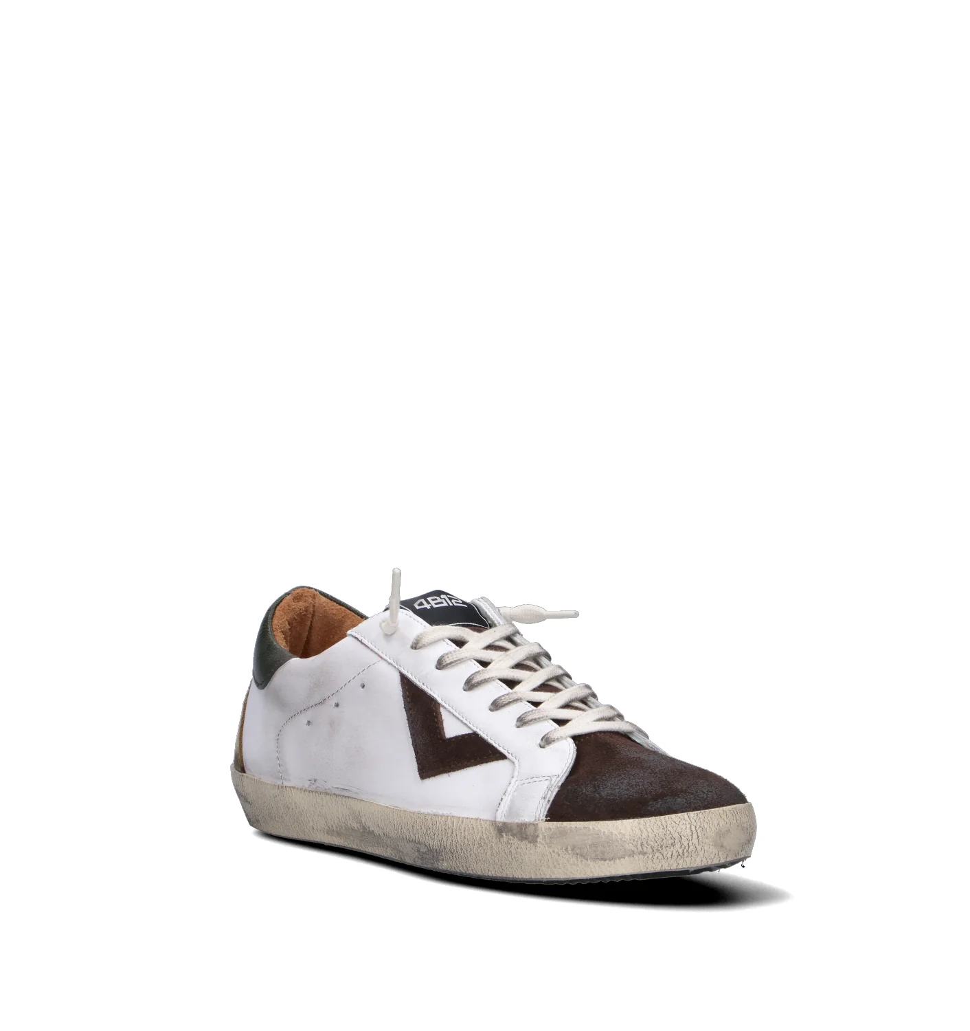 QUATTROBARRADODICI Sneaker uomo bianca in pelle - Image 2