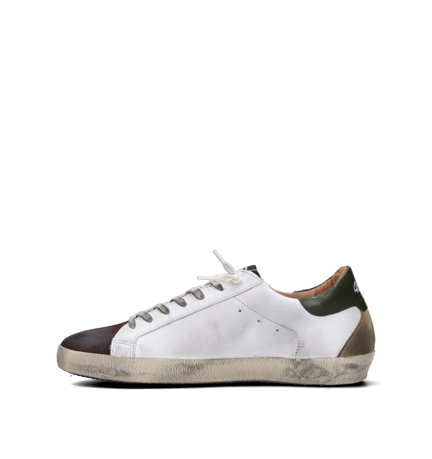 QUATTROBARRADODICI Sneaker uomo bianca in pelle - Image 4