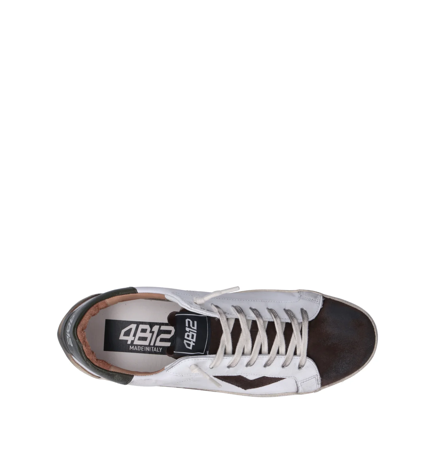 QUATTROBARRADODICI Sneaker uomo bianca in pelle - Image 5