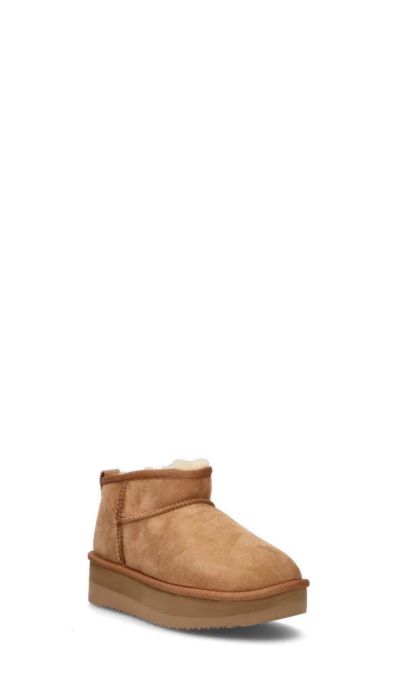 SHEEPSKIN Stivaletto pelo donna chestnut in suede - Image 2