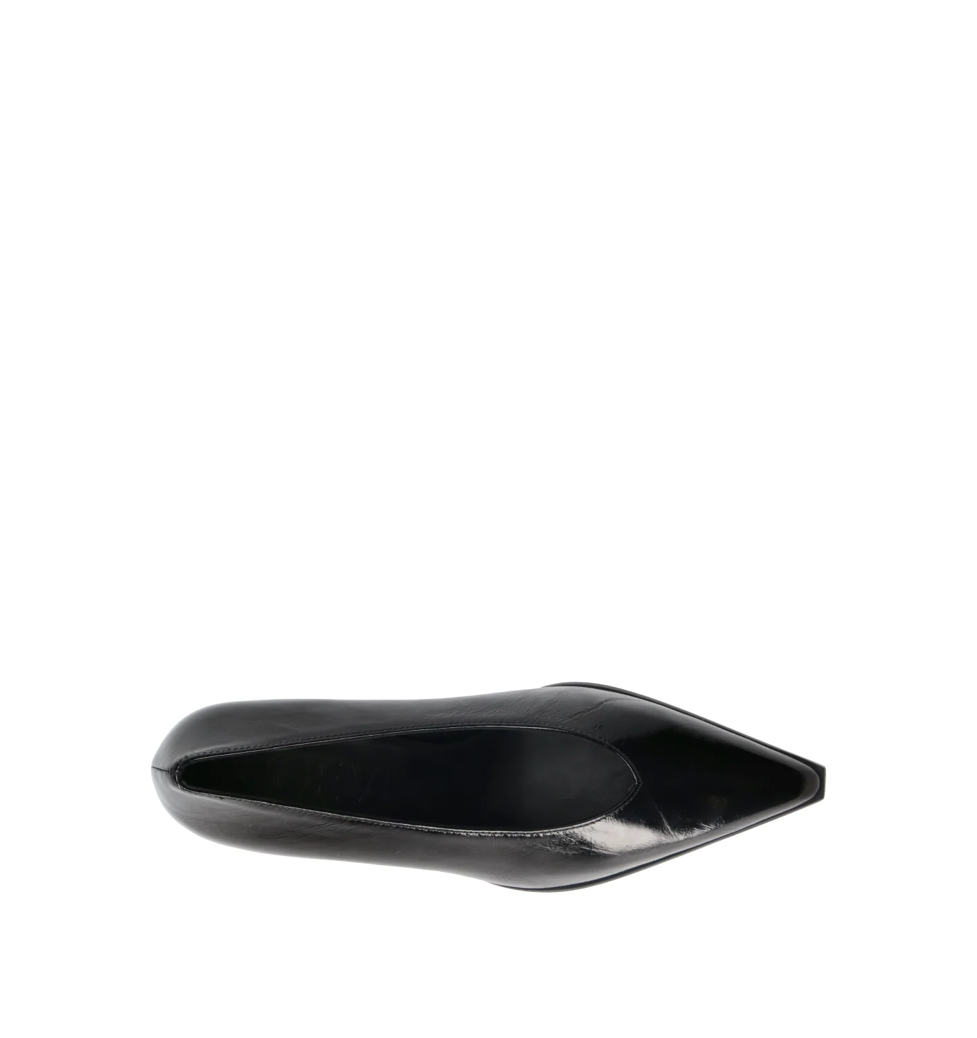 POEVE Décolleté donna nero in pelle - Image 5