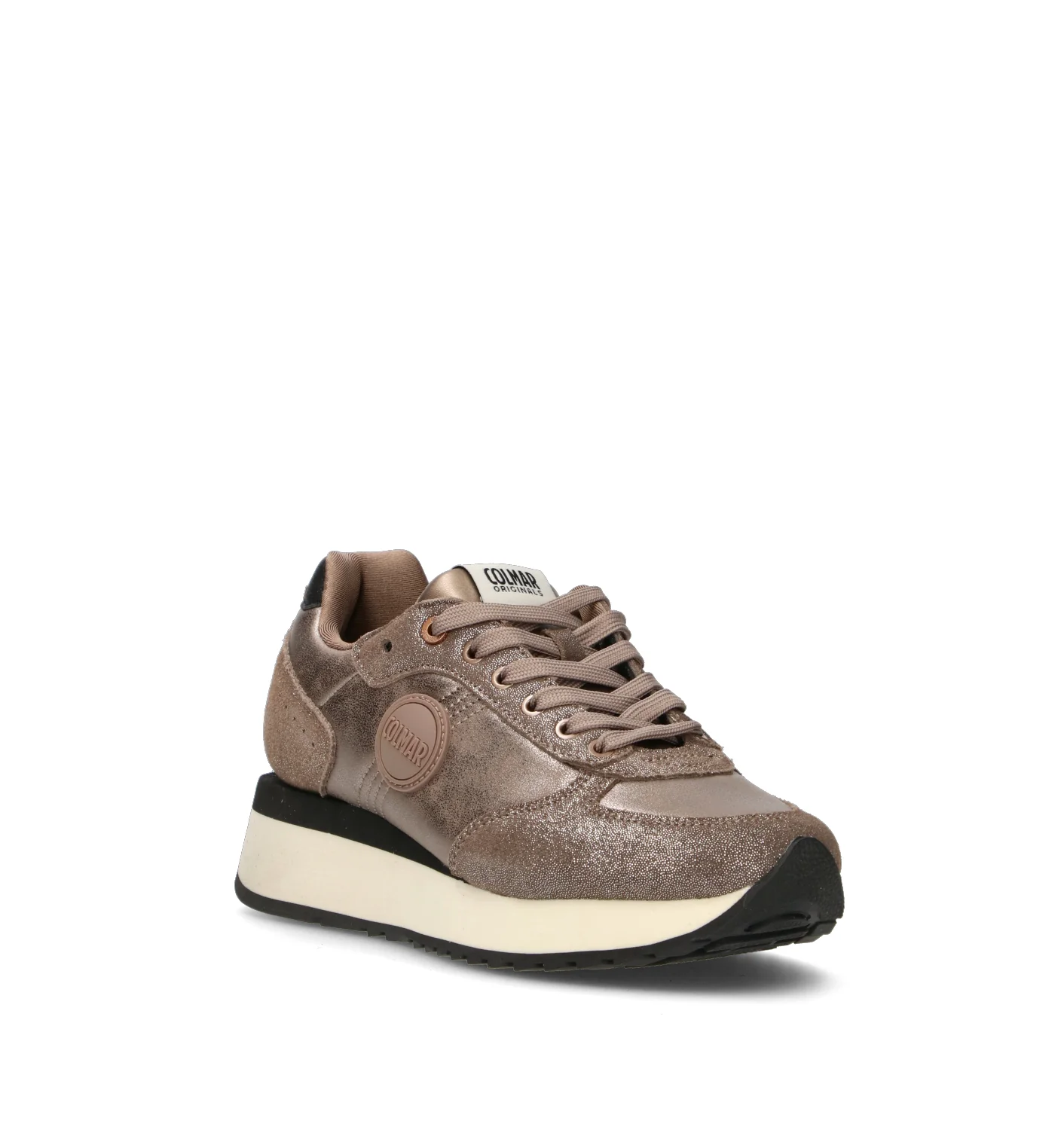 COLMAR Sneaker donna taupe in pelle - Image 2