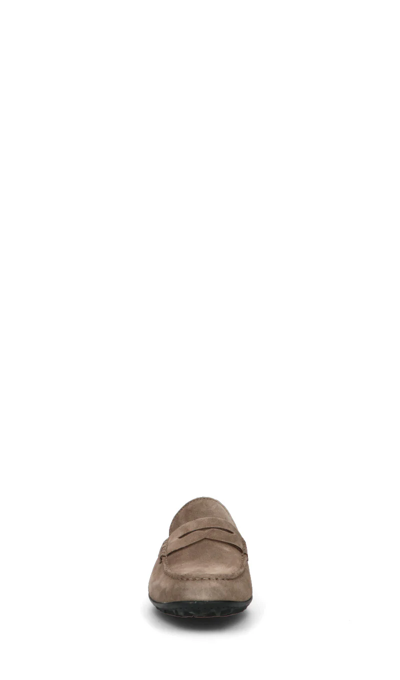GEOX Mocassino uomo grigio in pelle - Image 3