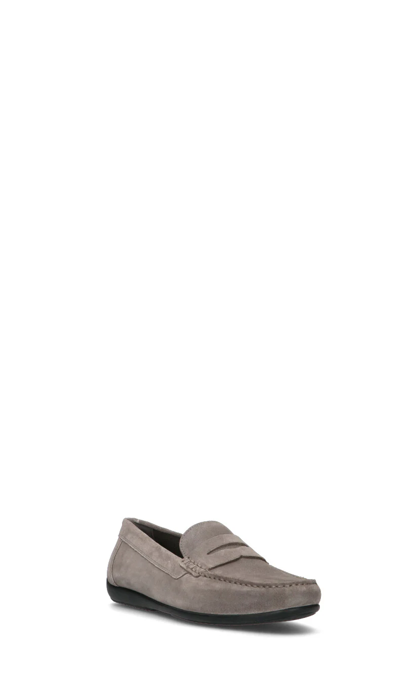GEOX Mocassino uomo grigio in suede - Image 2
