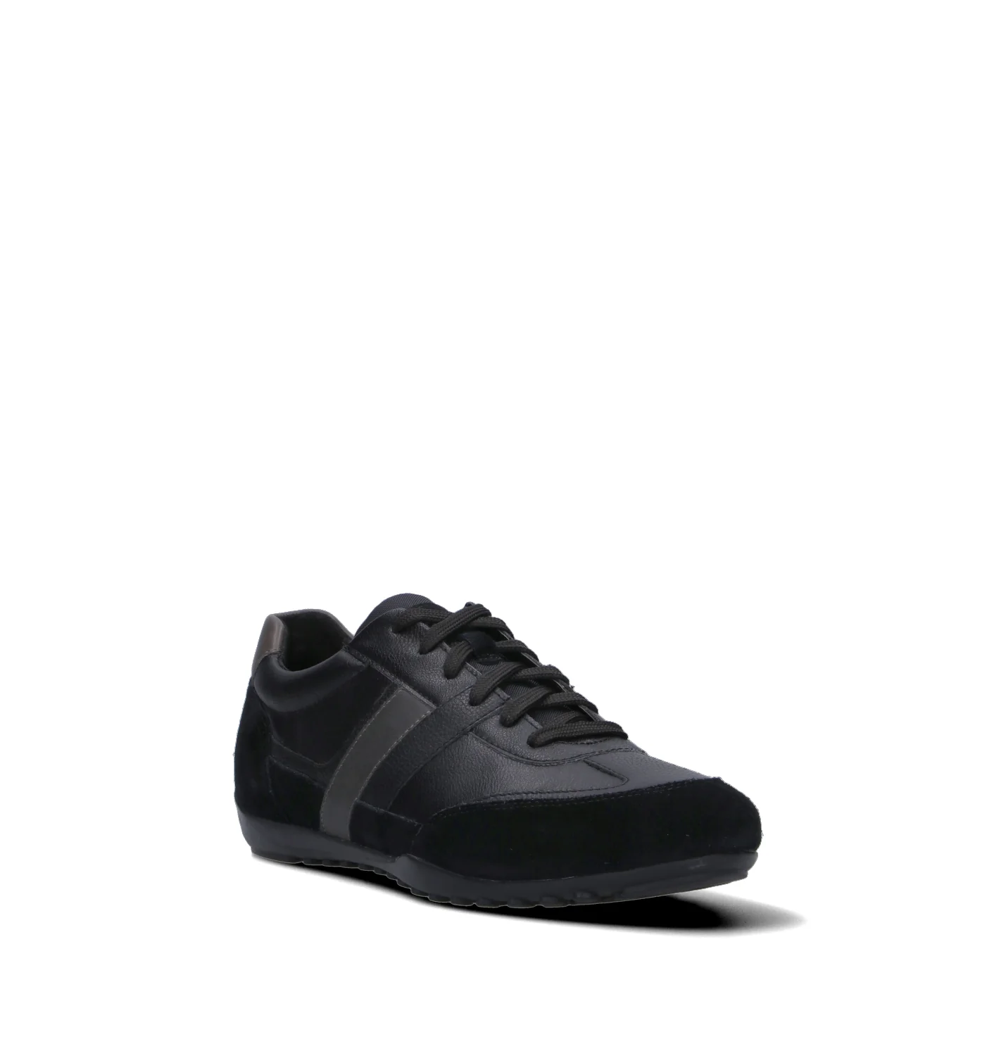 GEOX Sneaker uomo nera/grigia in pelle - Image 2