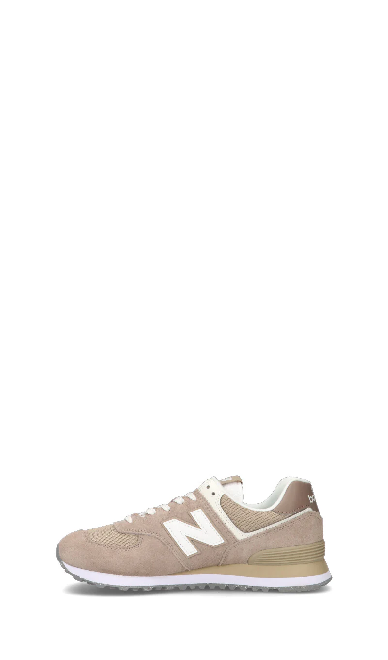 NEW BALANCE 574 Sneaker uomo beige in suede - Image 4