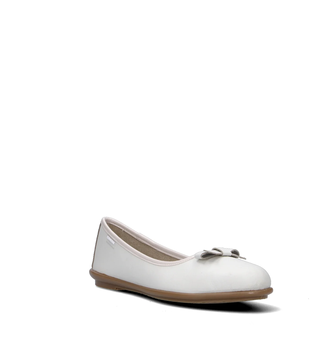 TITANITOS Ballerina ragazza bianca in pelle - Image 2