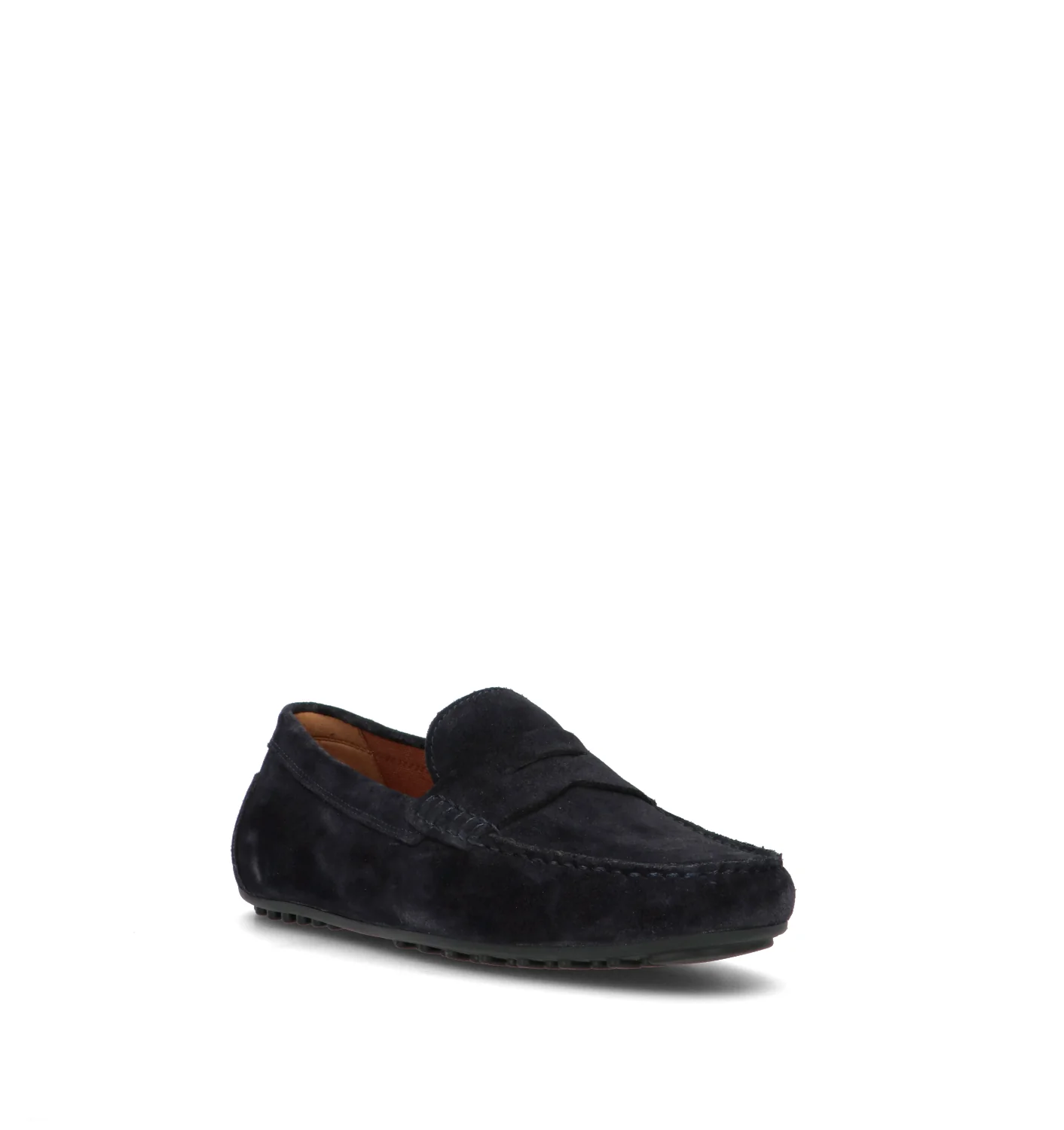 GEOX Mocassino uomo blu in suede - Image 2