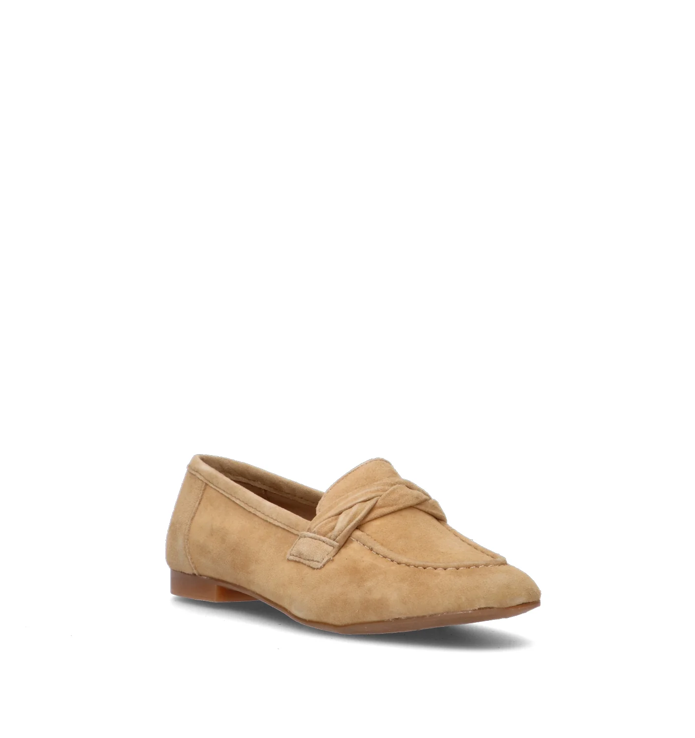 VUEVA Mocassino donna beige in suede - Image 2