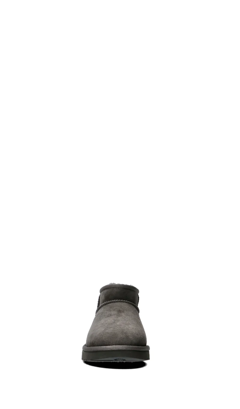 UGG CLASSIC ULTRA MINI Tronchetto donna grigio in suede - Image 3