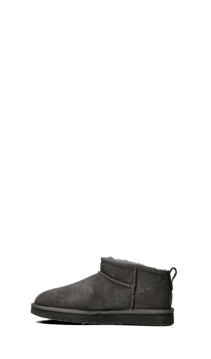 UGG CLASSIC ULTRA MINI Tronchetto donna grigio in suede - Image 4