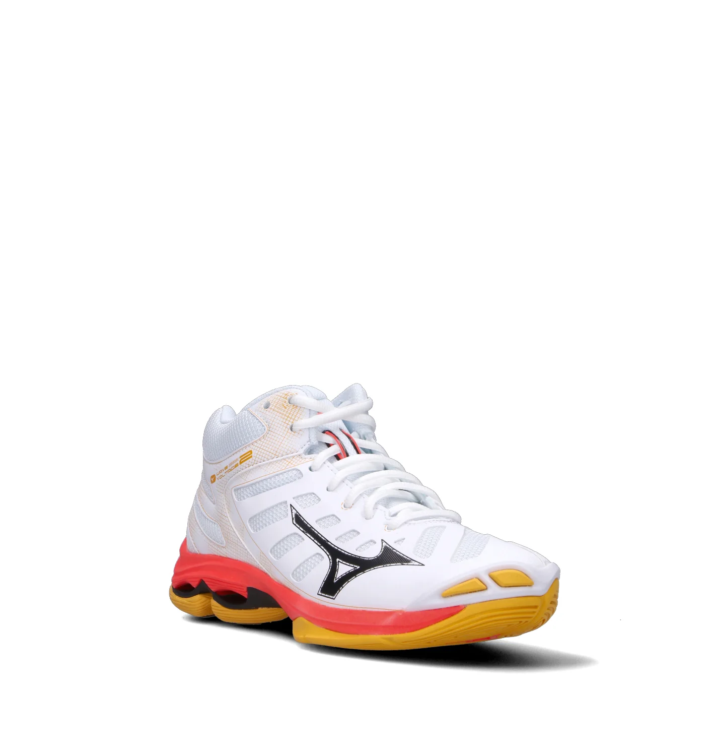 MIZUNO WAVE VOLTAGE 2 MID Scarpa pallavolo donna bianca - Image 2