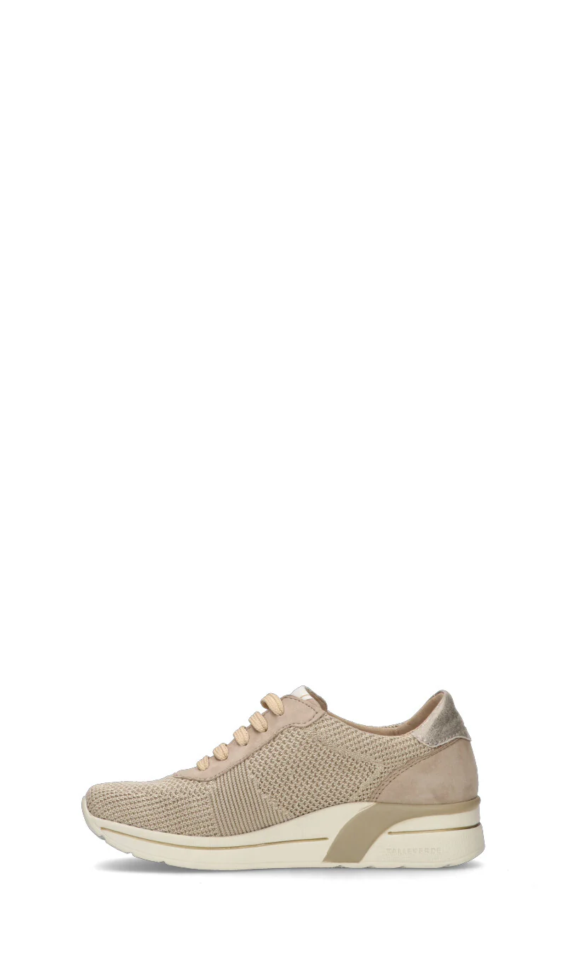VALLEVERDE Scarpa comfort donna oro in pelle - Image 4