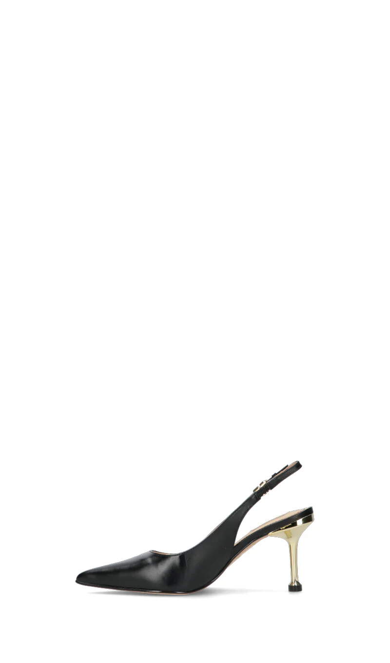 GAUDI' Slingback donna nera in pelle - Image 4