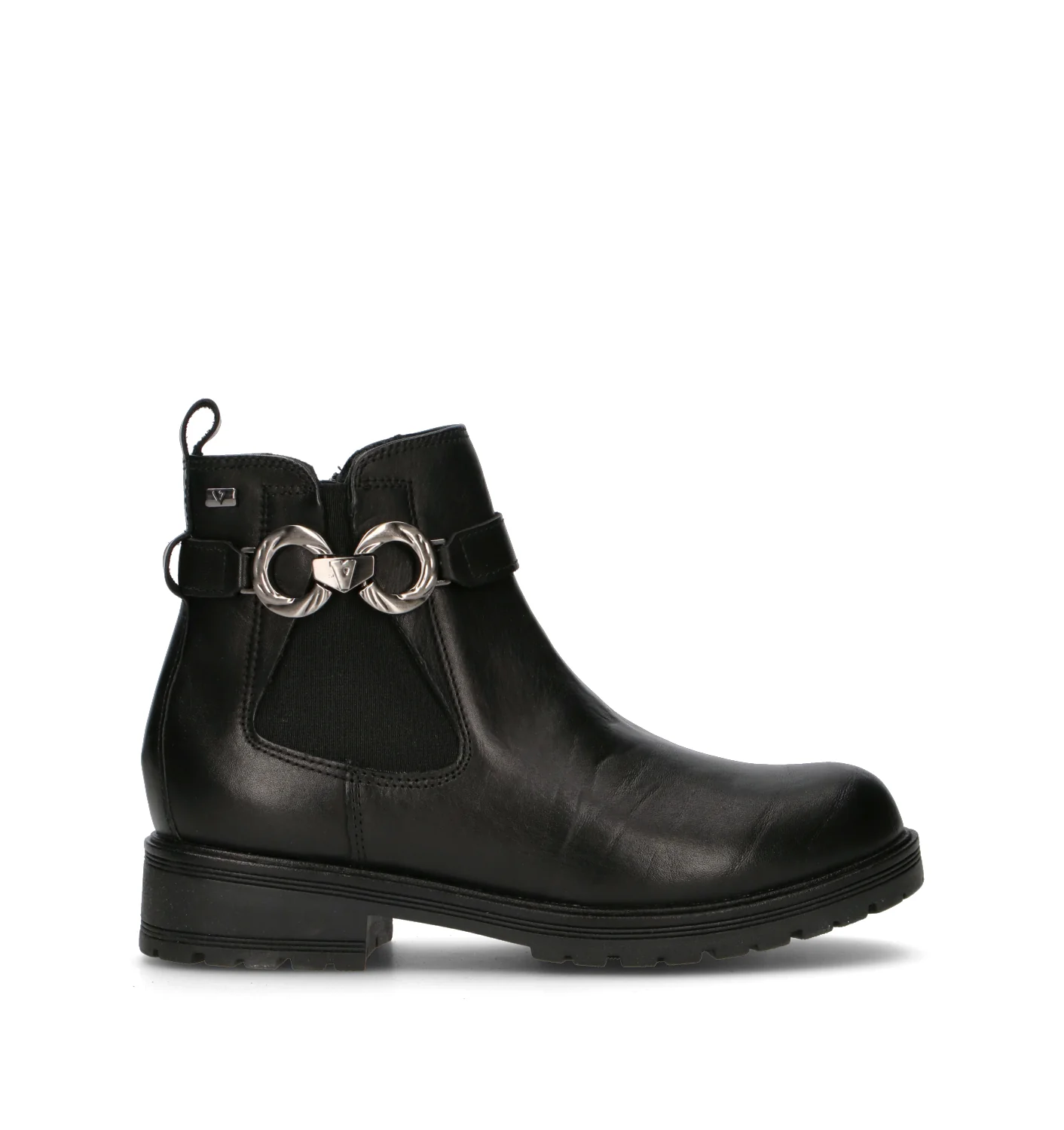 VALLEVERDE Tronchetto donna nero in pelle