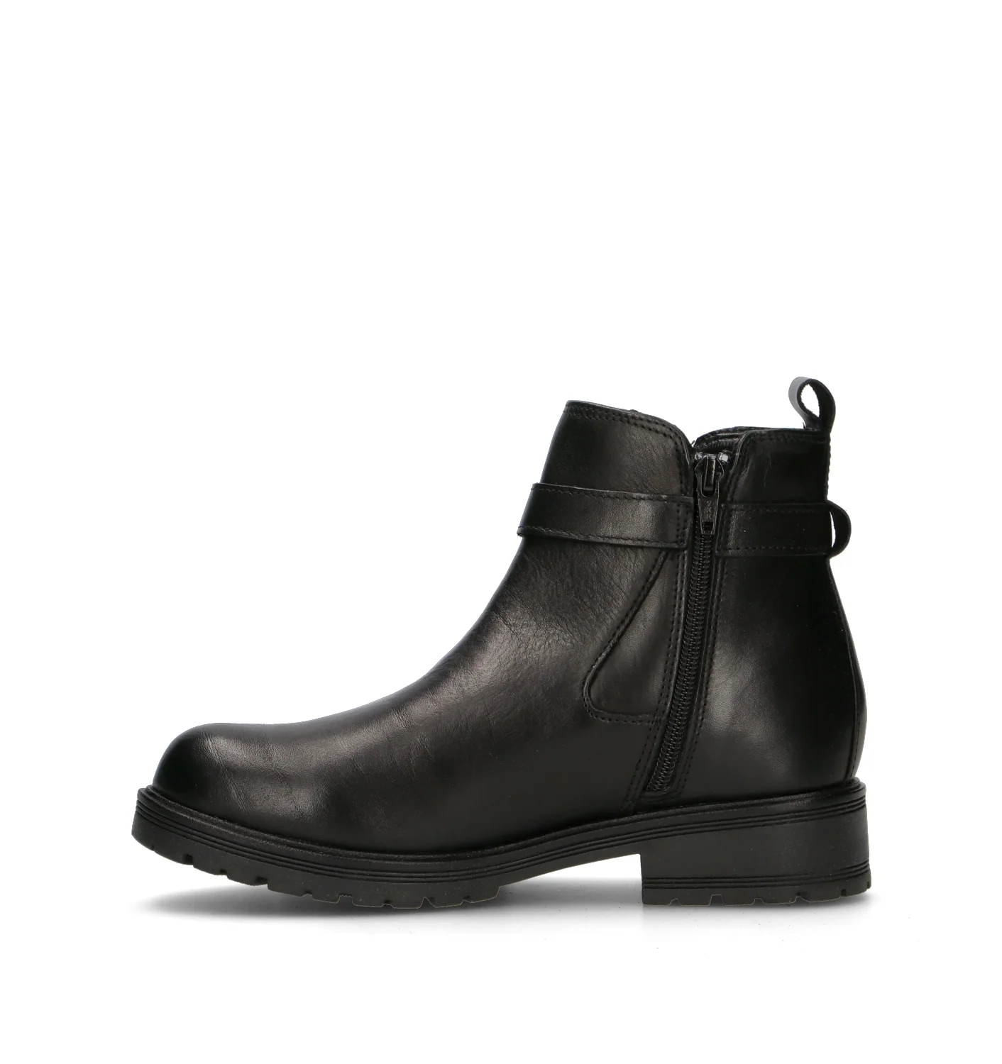VALLEVERDE Tronchetto donna nero in pelle - Image 4