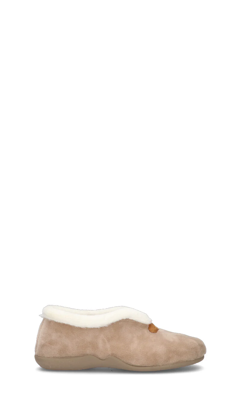 VALLEVERDE Pantofola donna beige