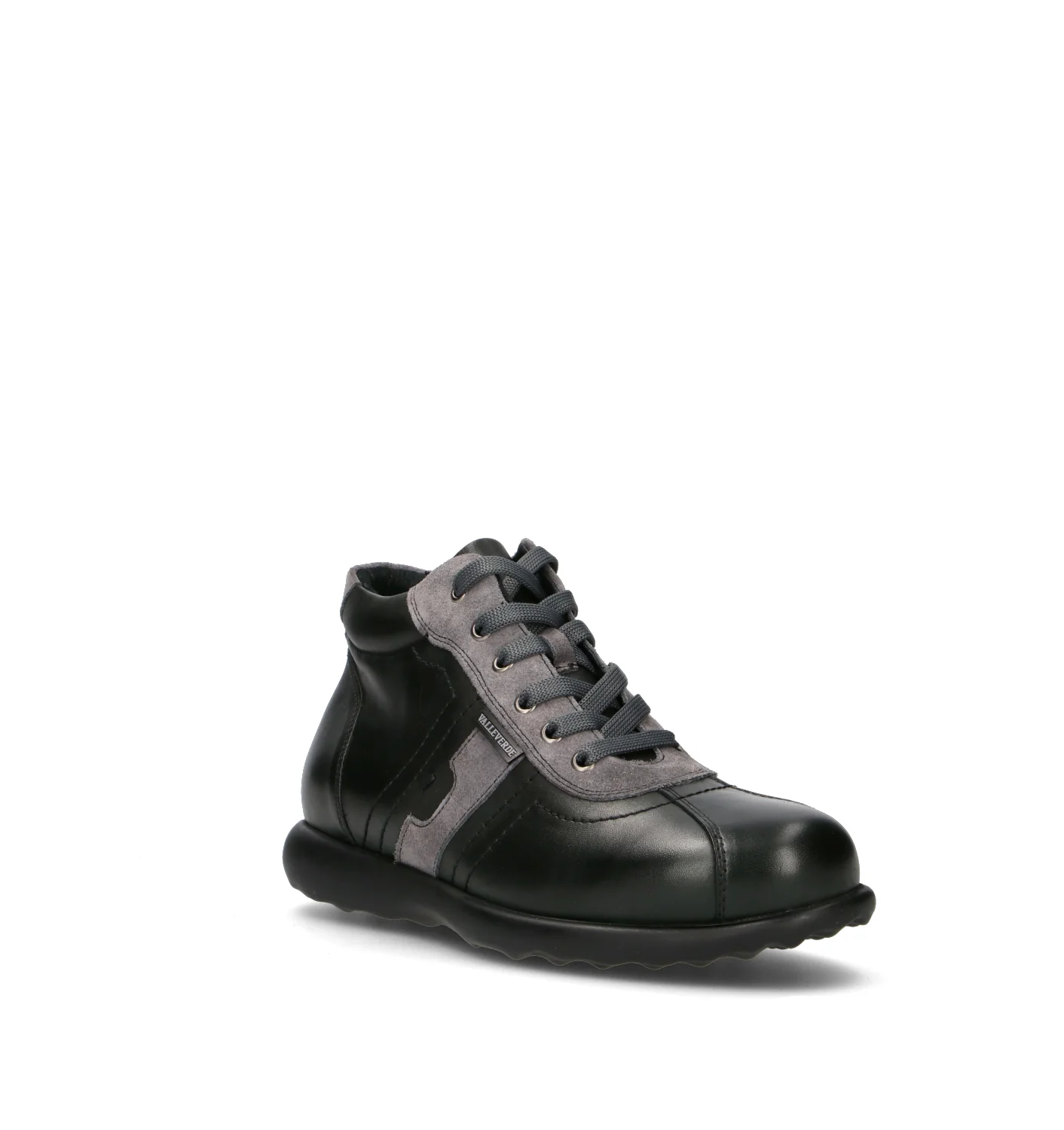 VALLEVERDE Sneaker uomo nera in pelle - Image 2