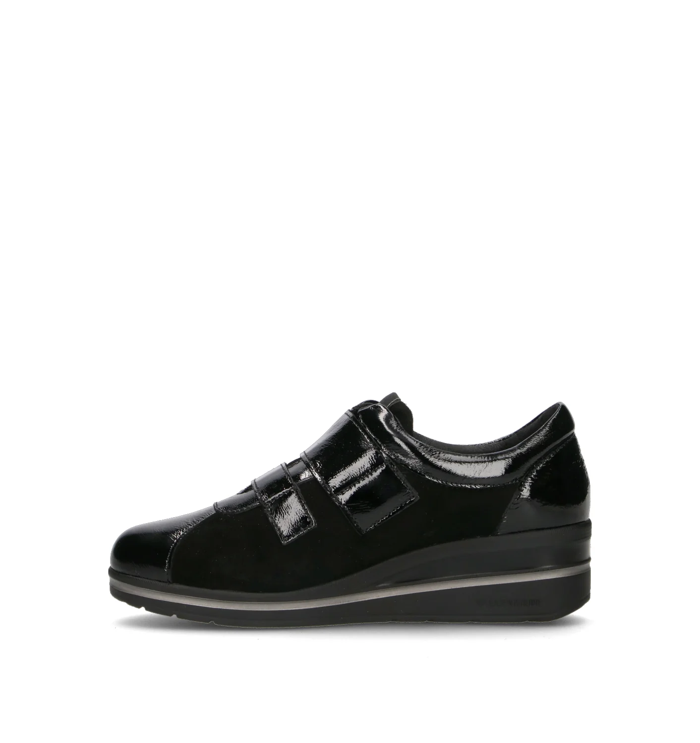 VALLEVERDE Scarpa comfort donna nera in suede - Image 4