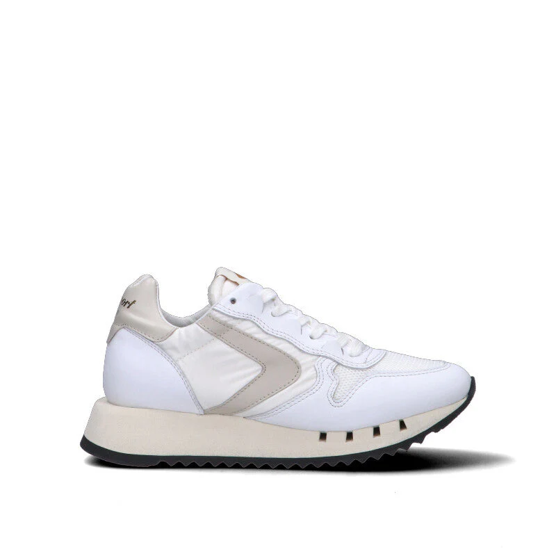 VALSPORT Sneaker donna bianca/panna/beige in pelle