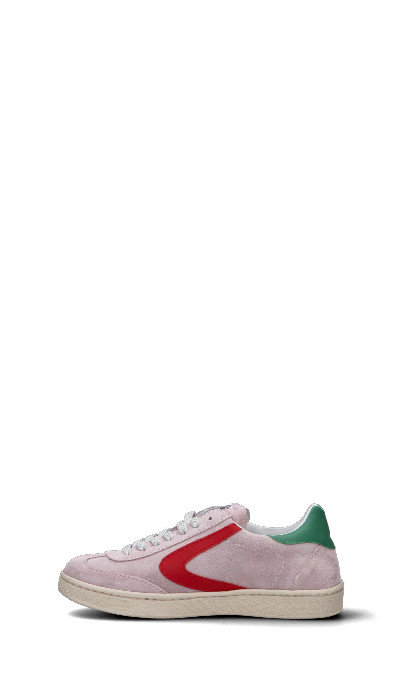 VALSPORT Sneaker donna rosa/rossa/verde in suede - Image 4