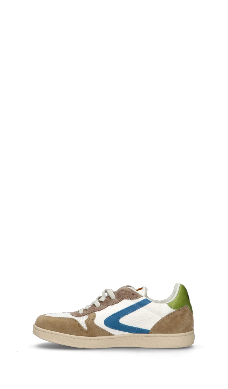 VALSPORT Sneaker uomo bianca/marrone/azzurra/verde in suede - Image 4