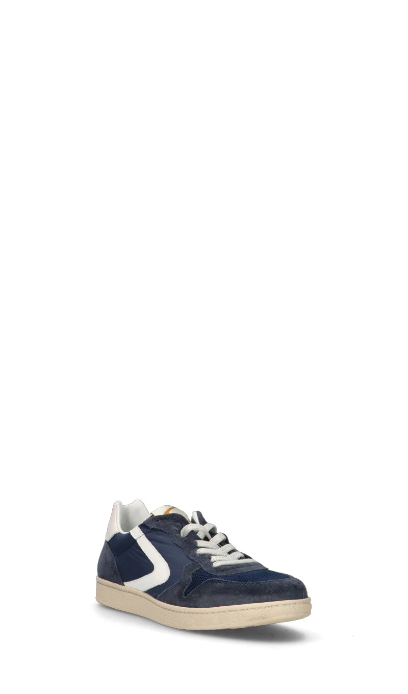 VALSPORT Sneaker uomo blu/panna in suede - Image 2