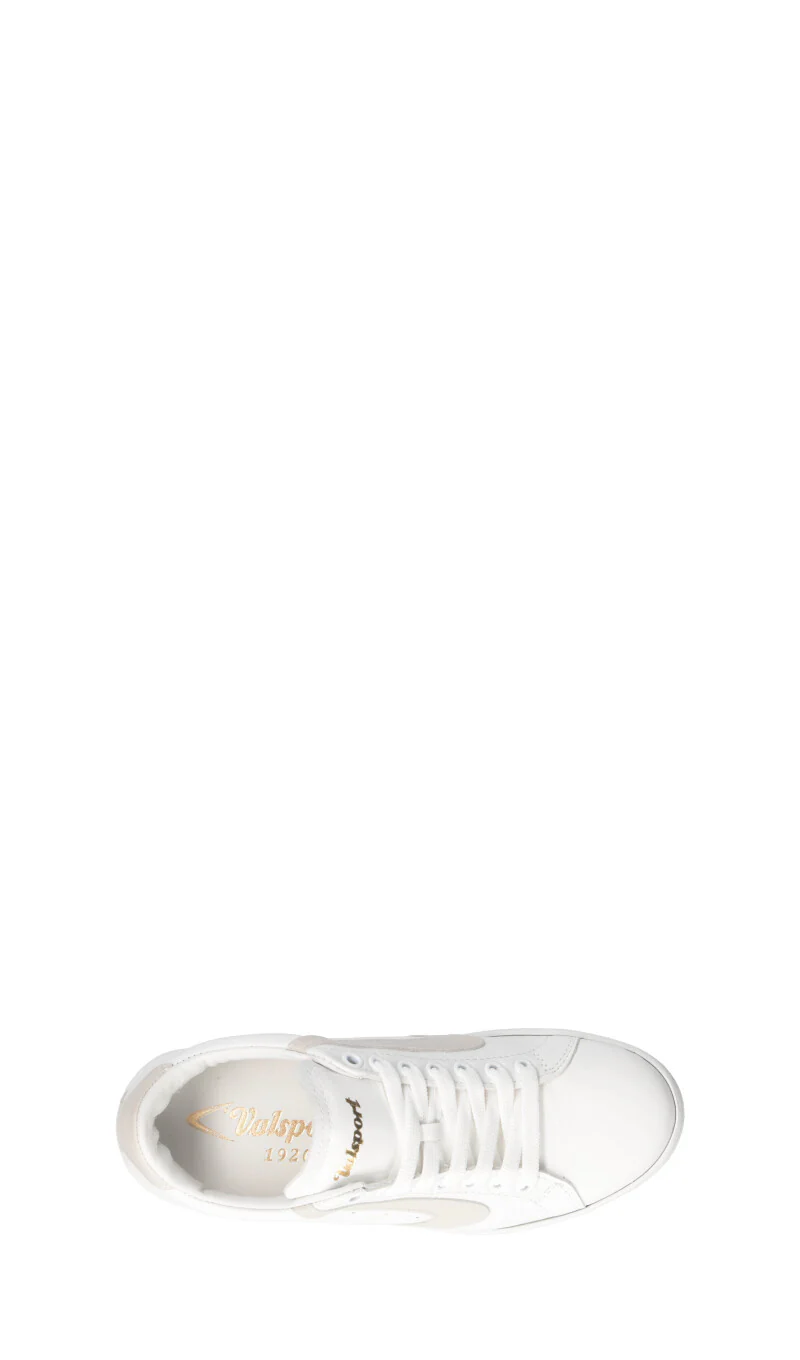 VALSPORT TOURNAMENT Sneaker donna bianca/beige in pelle - Image 5