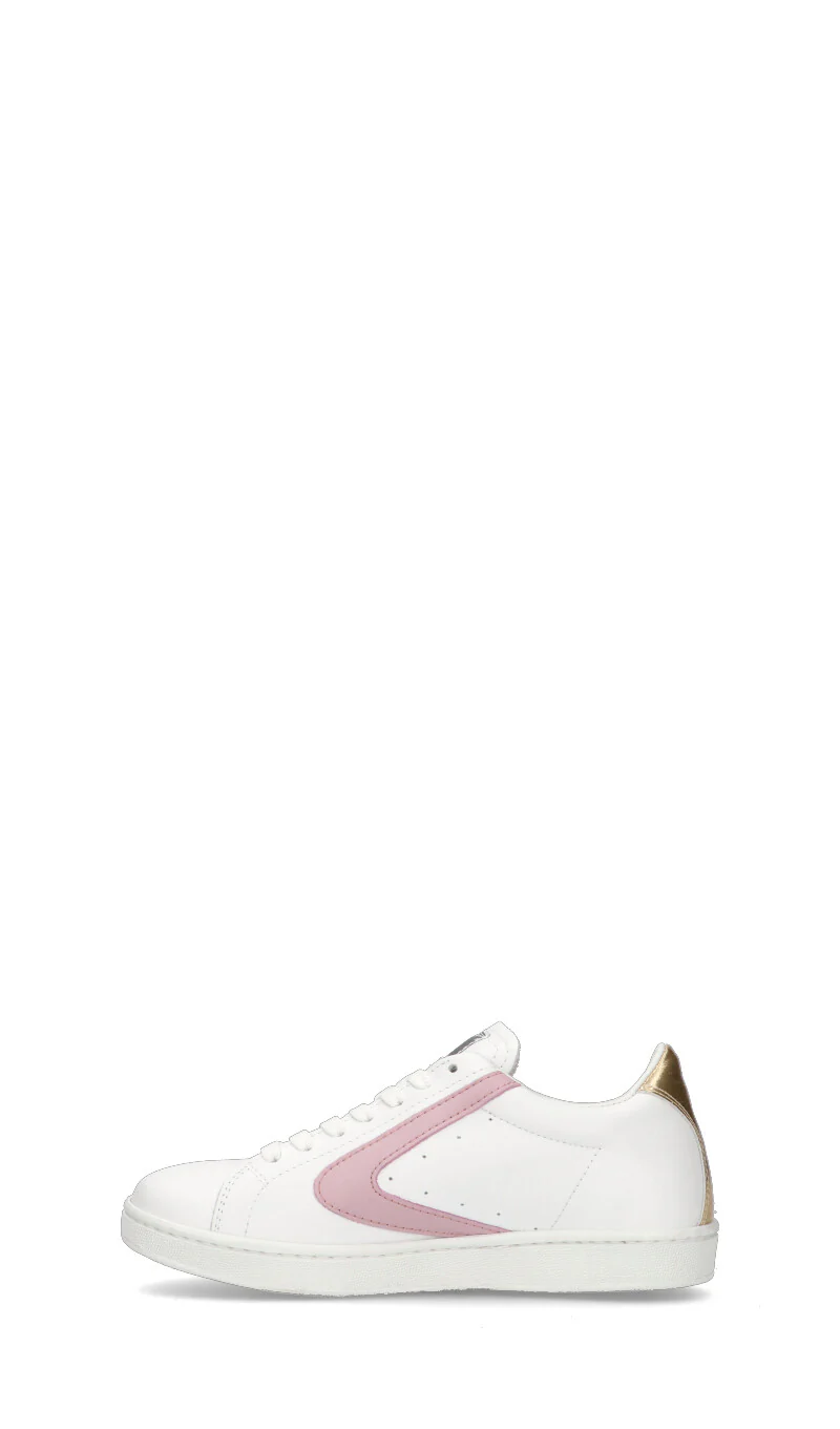 VALSPORT TOURNAMENT Sneaker donna bianca/rosa in pelle - Image 4