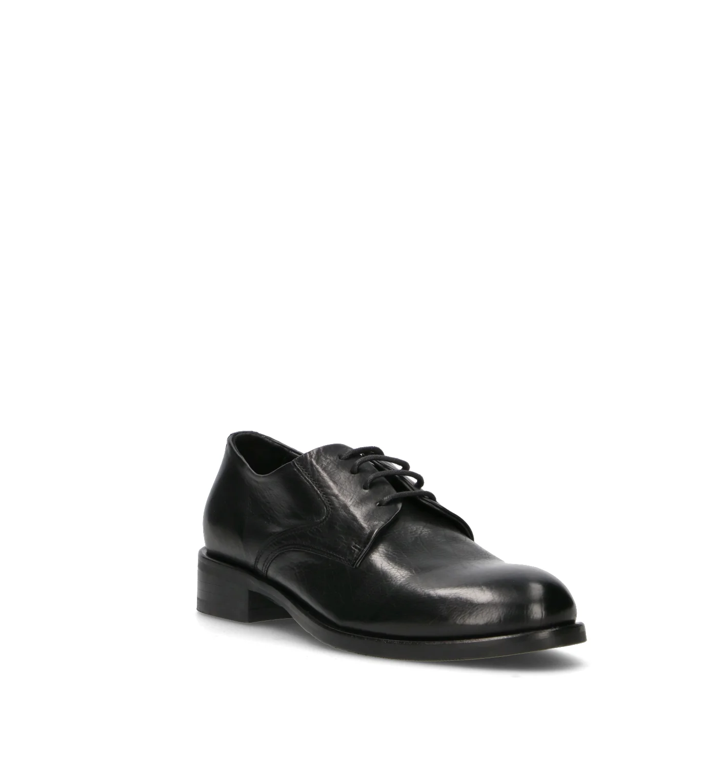 HUNDRED 100 Stringata donna nera in pelle - Image 2