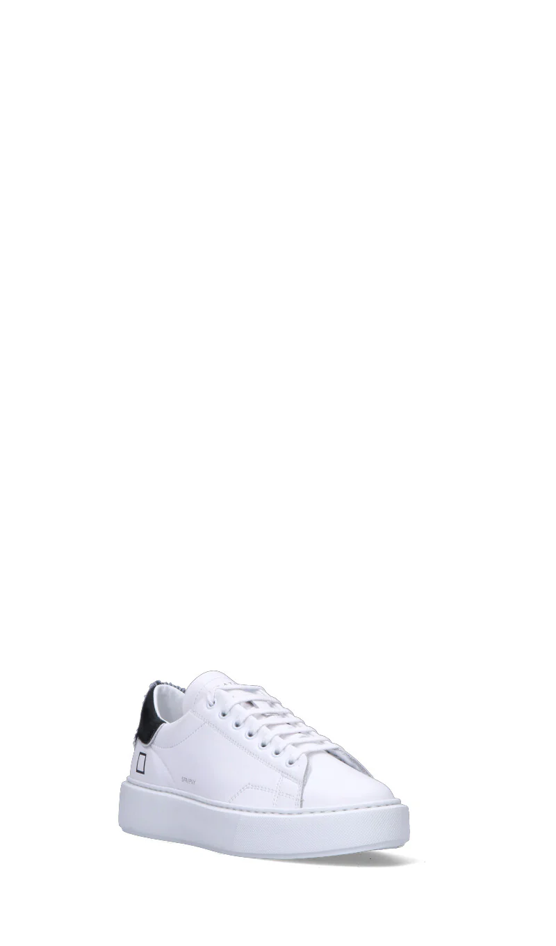 D.A.T.E. SFERA PONY Sneaker donna bianca/nera in pelle - Image 2