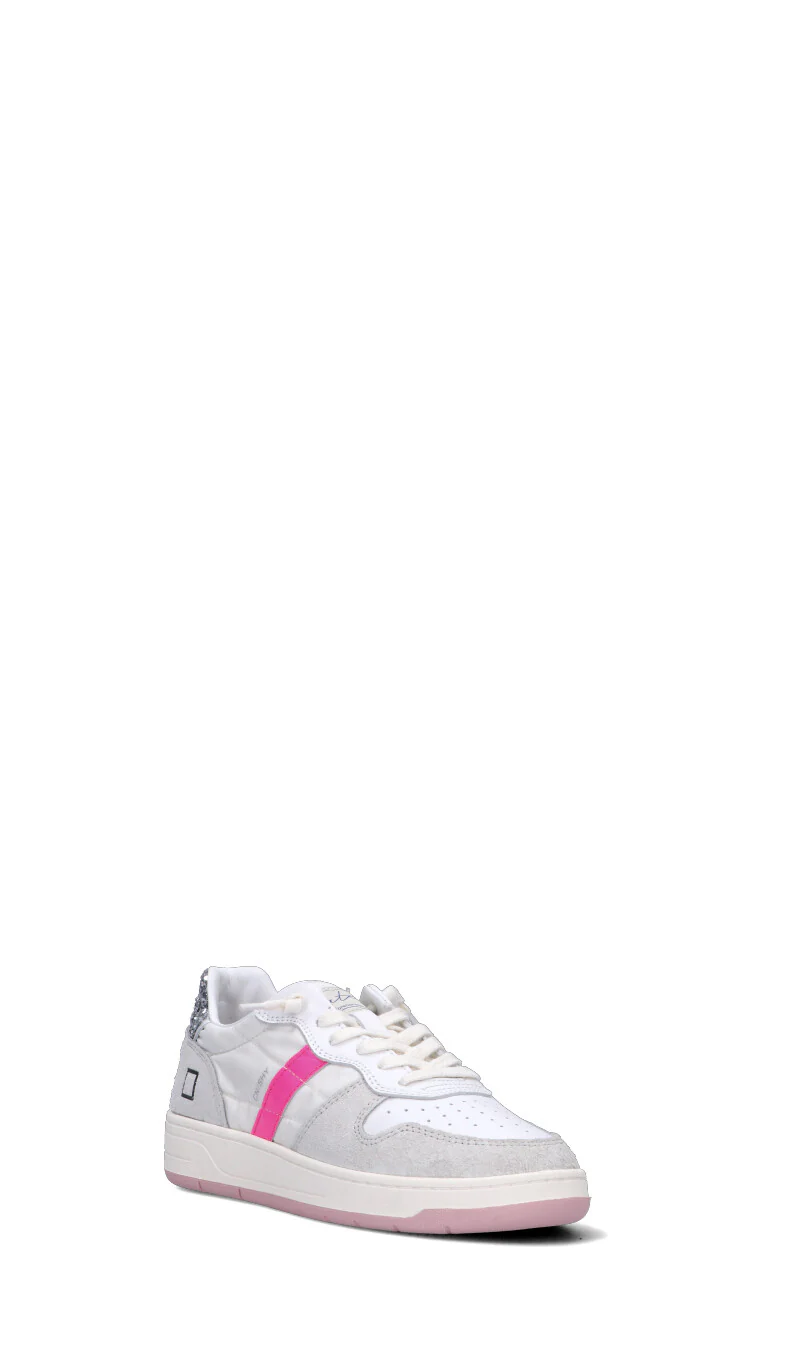 D.A.T.E. COURT SHINY Sneaker donna bianca/fucsia - Image 2