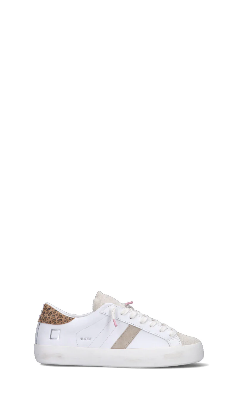 D.A.T.E. HILL LOW Sneaker donna bianca/maculata in pelle