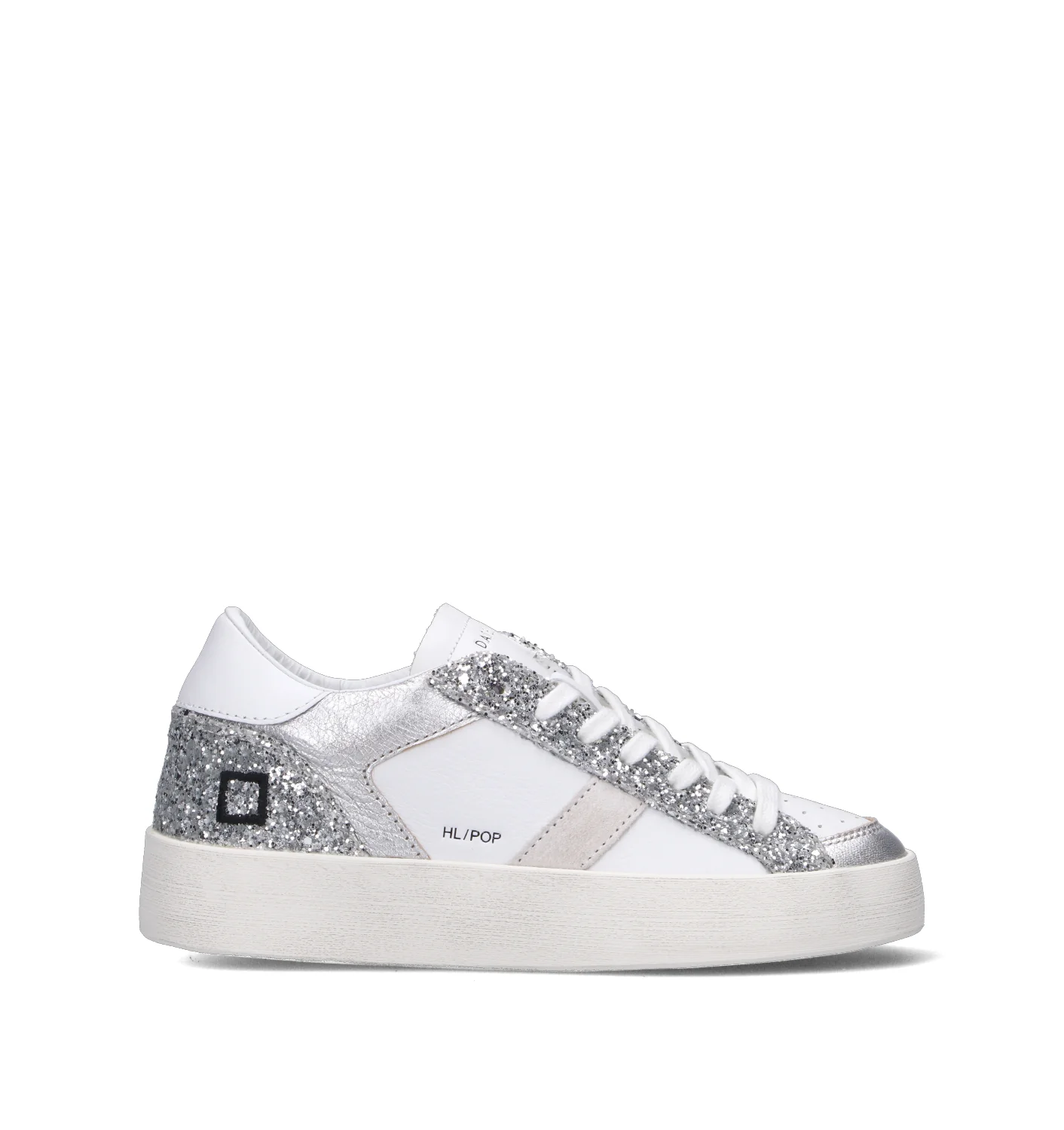 D.A.T.E. Sneaker donna bianca/argento