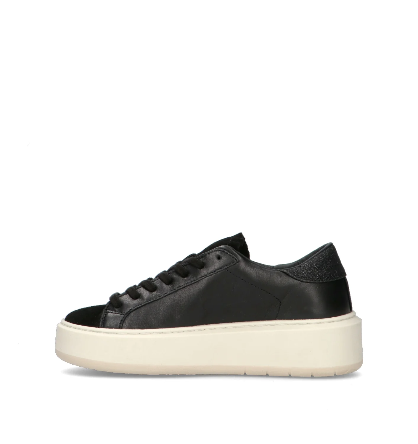 D.A.T.E. Sneaker donna nera in pelle - Image 4