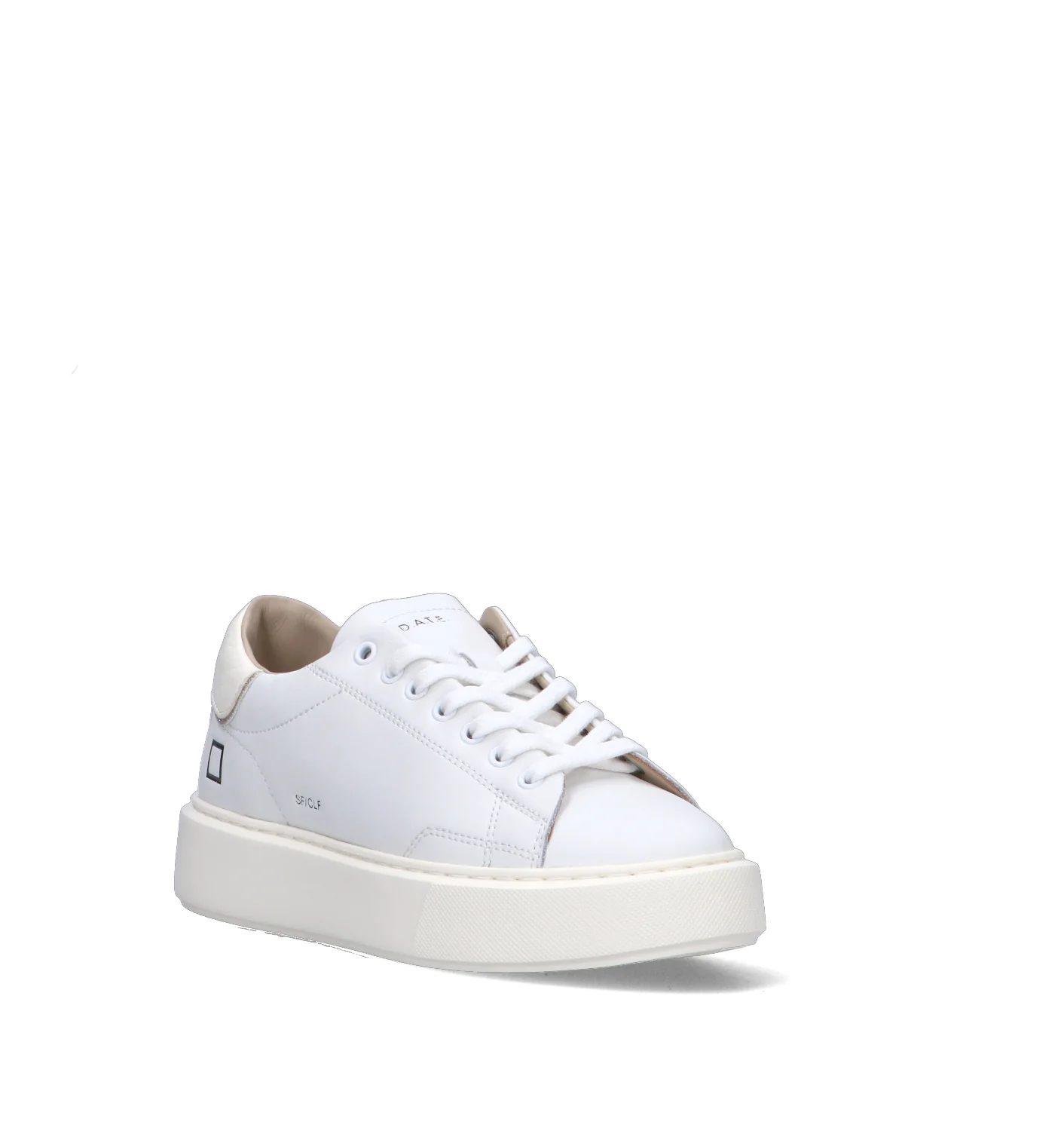 D.A.T.E. Sneaker donna bianca in pelle - Image 2
