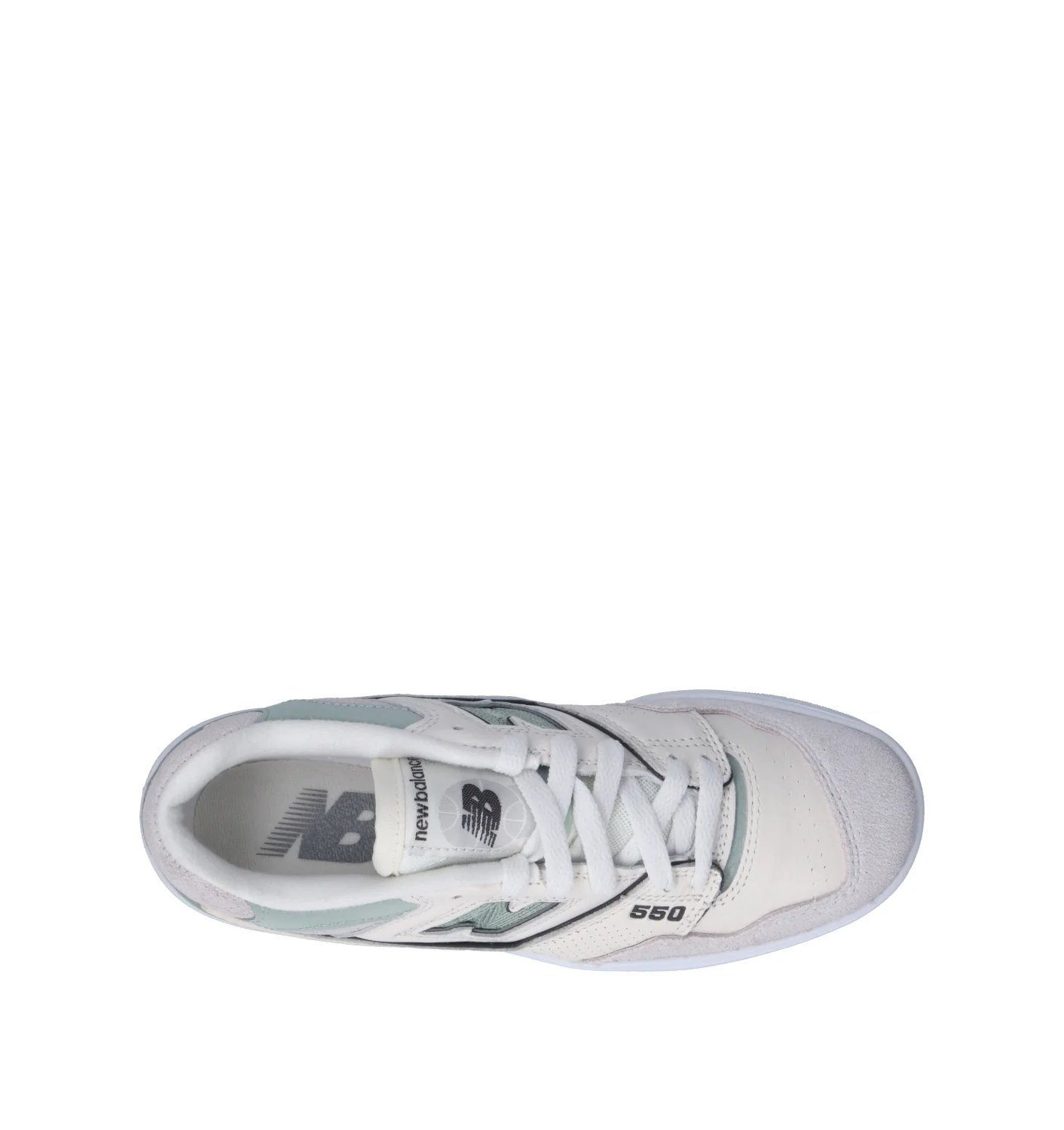 NEW BALANCE 550 Sneaker donna bianca in pelle - Image 5