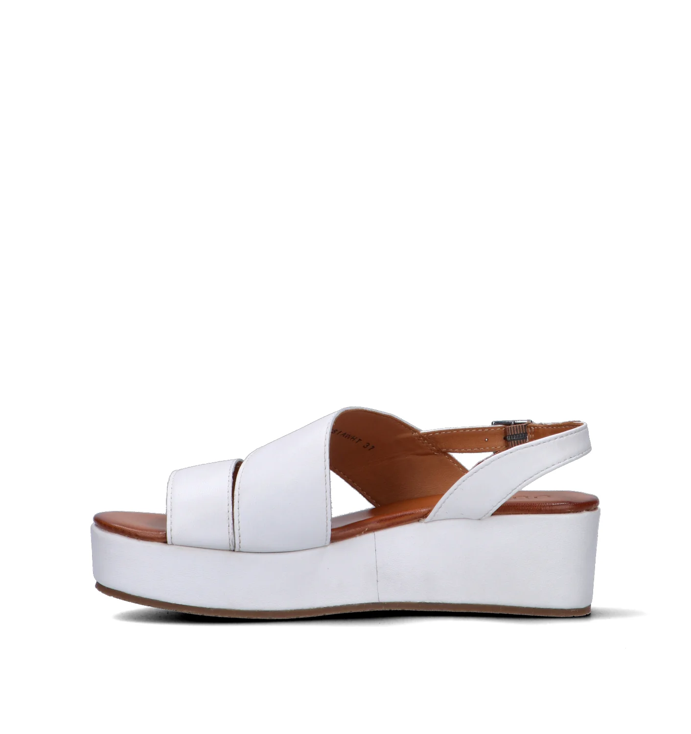 VUEVA Sandalo donna bianco in pelle - Image 4