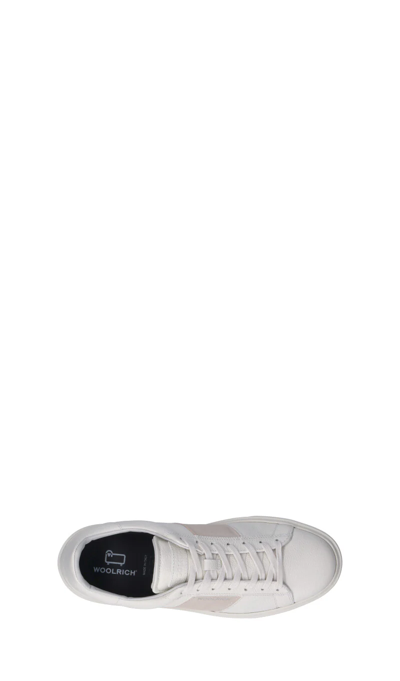 WOOLRICH Sneaker uomo bianca in pelle - Image 5