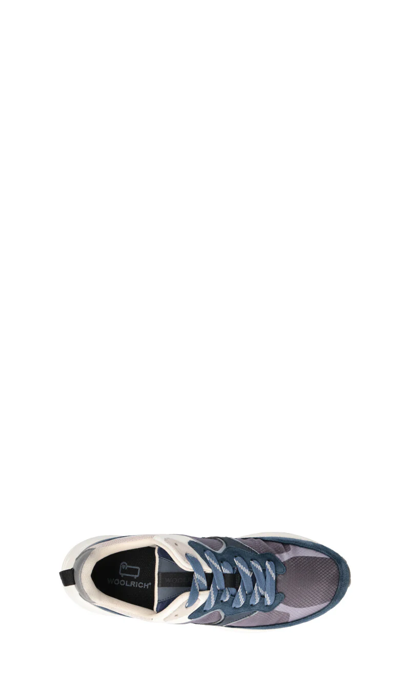 WOOLRICH Sneaker uomo blu in suede - Image 5