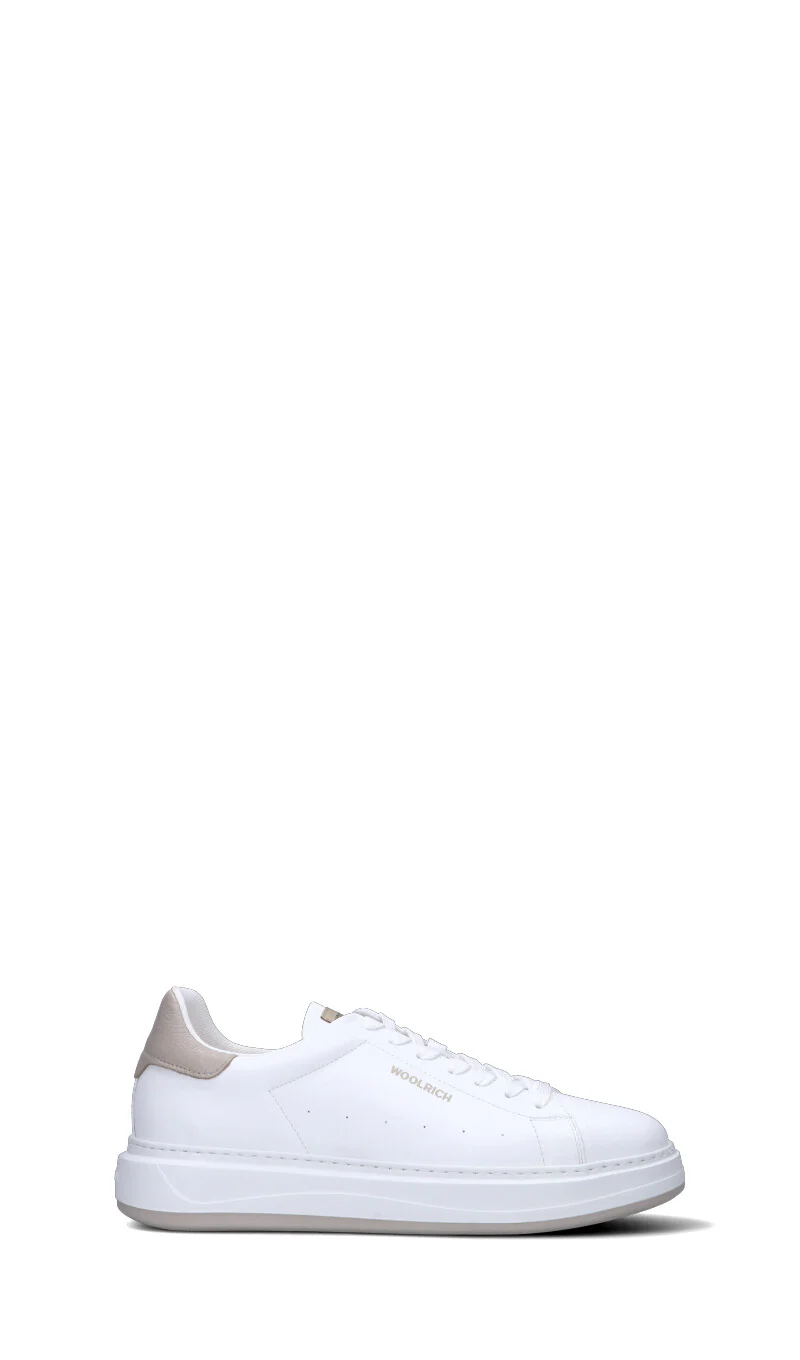 WOOLRICH Sneaker uomo bianca/beige in pelle