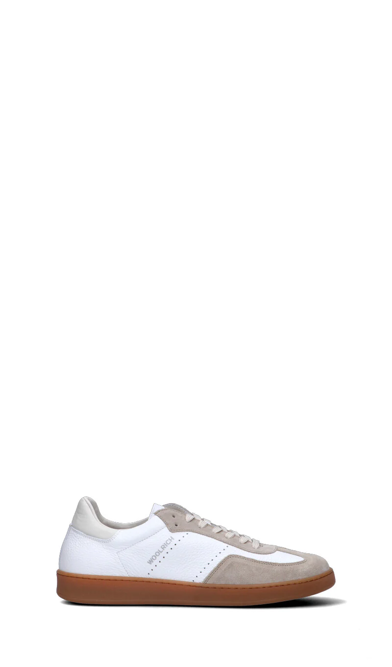 WOOLRICH Sneaker uomo bianca/beige in pelle
