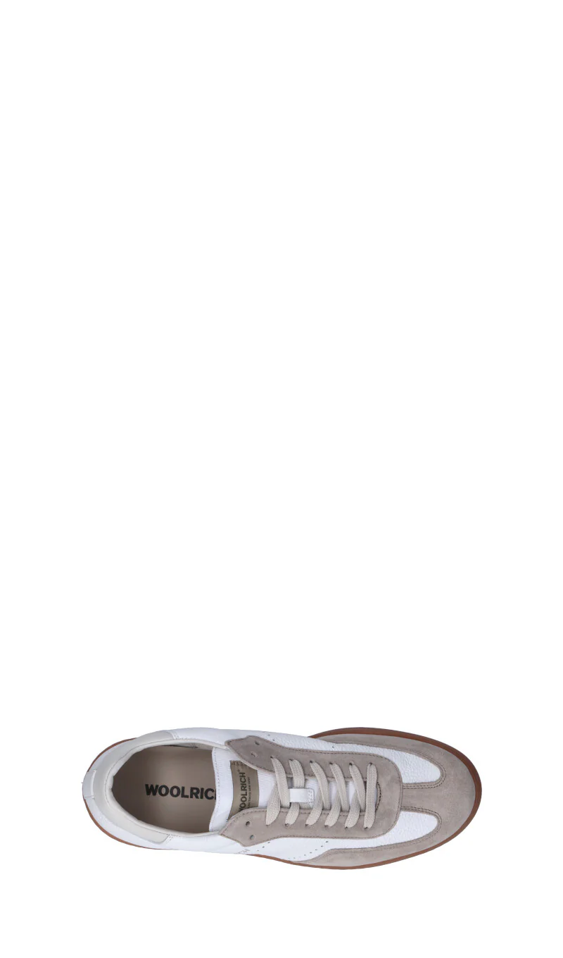 WOOLRICH Sneaker uomo bianca/beige in pelle - Image 5