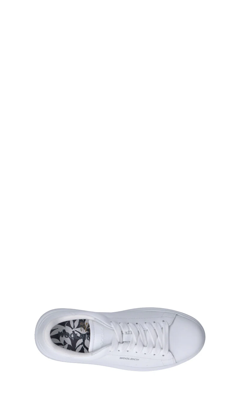WOOLRICH Sneaker donna bianca in pelle - Image 5