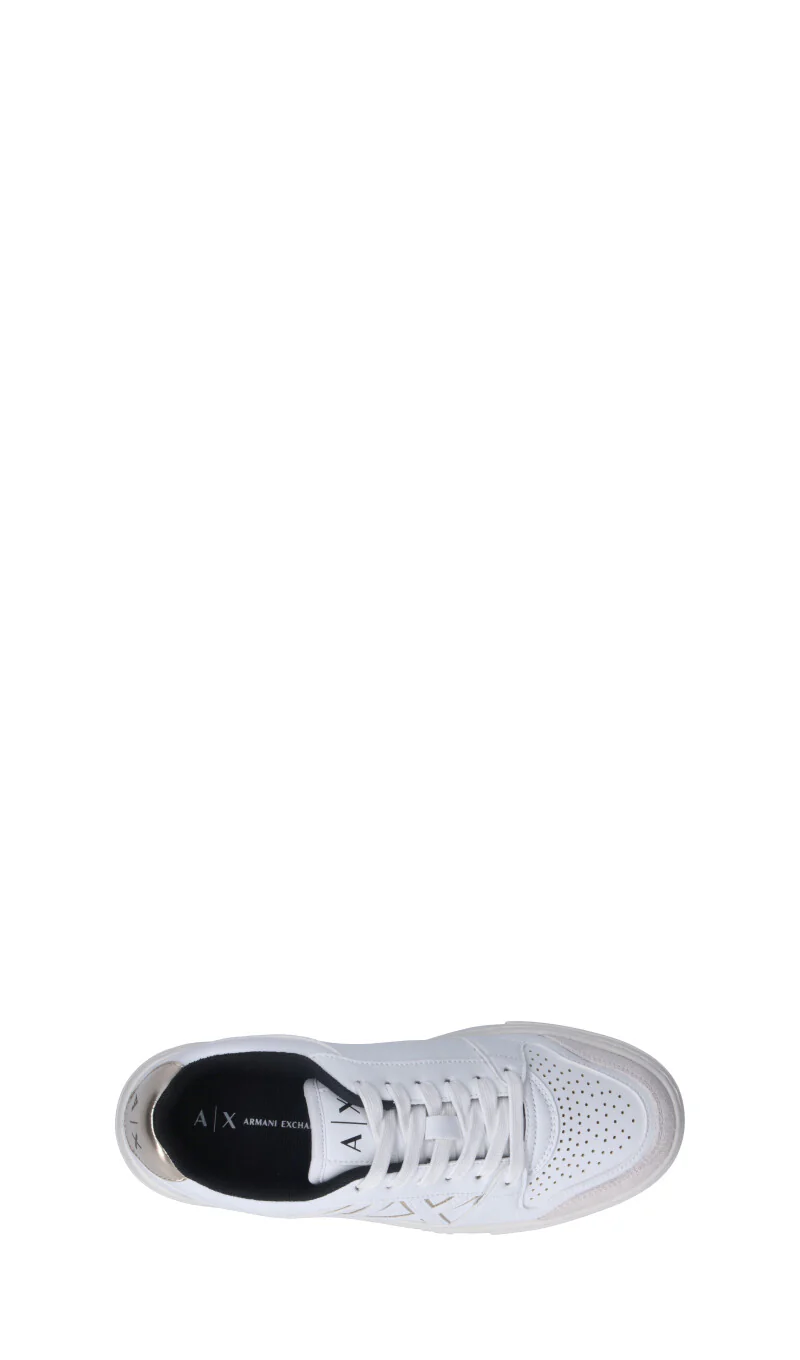 ARMANI EXCHANGE Sneaker donna bianca/oro in pelle - Image 5