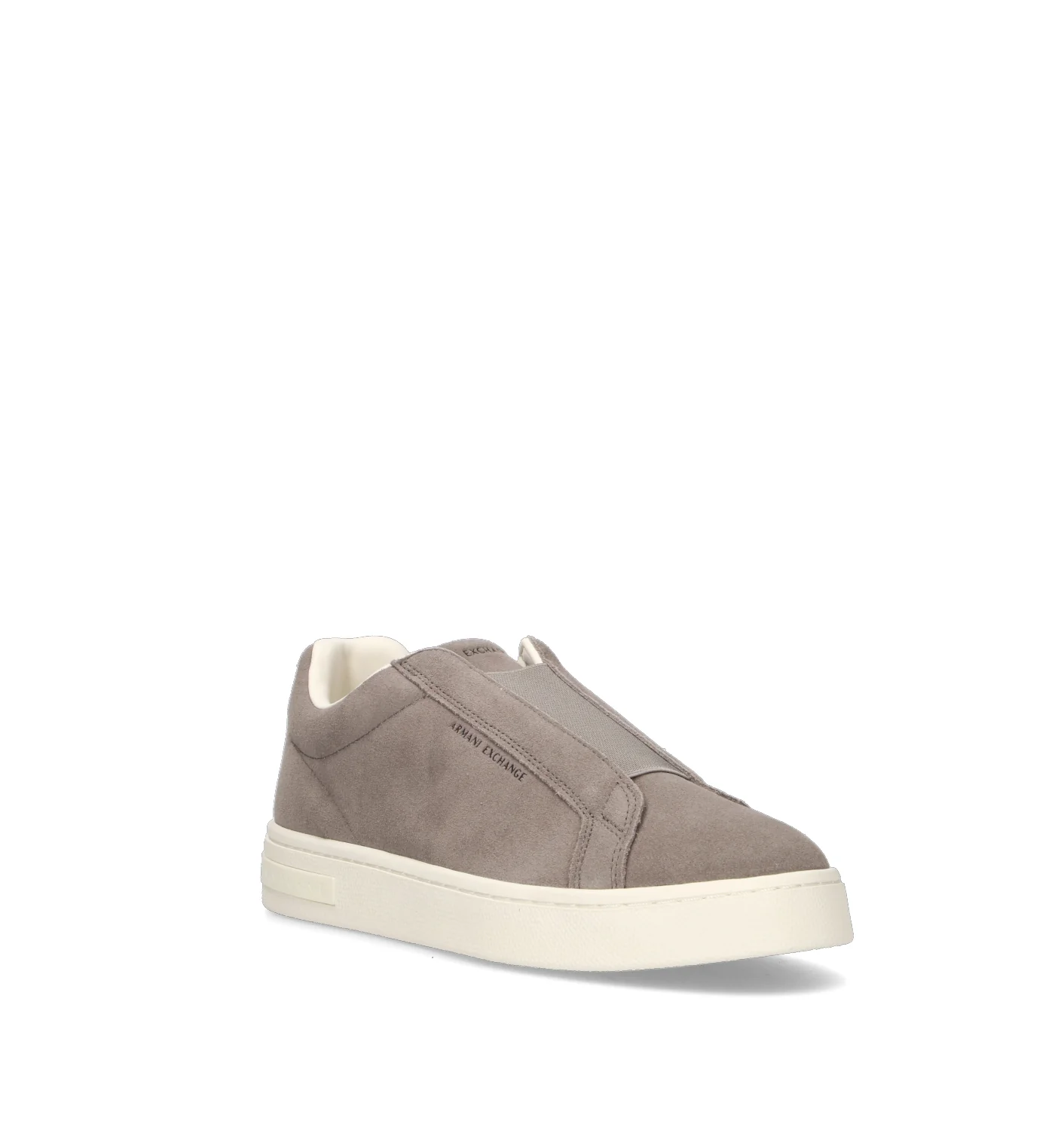 ARMANI EXCHANGE Sneaker uomo taupe in suede - Image 2